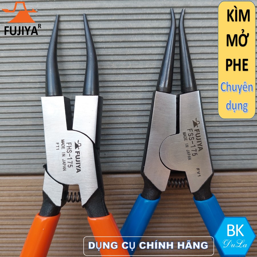 [Hàng Nhập Nhật] Kìm mở phe- Kềm mở phanh trong 175mm Fujiya FHS-175