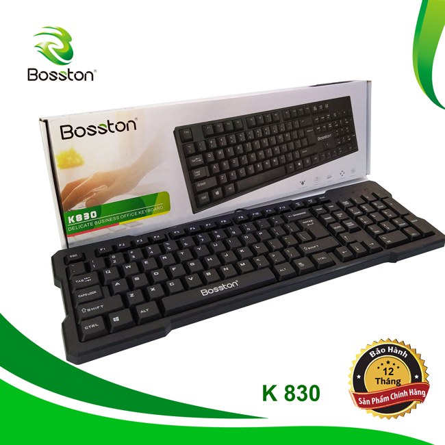 BÀN PHÍM BOSSTON K830 - JL - HÀNG CHÍNH HÃNG