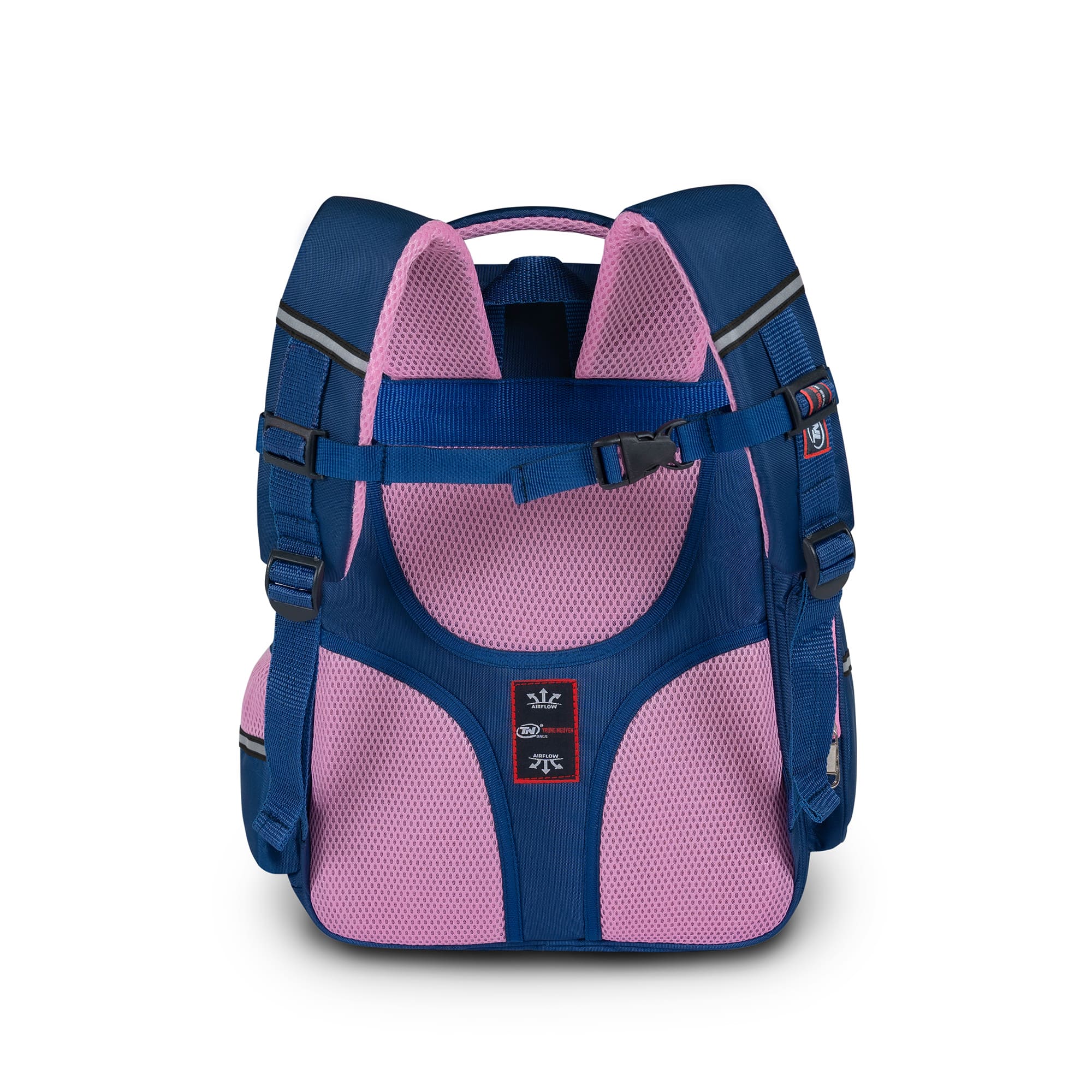 Balo học sinh nữ cao cấp TN.bags Smart Pink – Balo học sinh tiểu học chống nước, nhiều ngăn tiện lợi, màu hồng đáng yêu TN.B3112