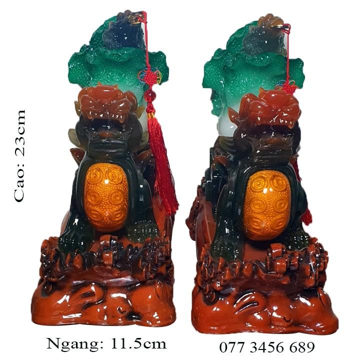 Tỳ Hưu cõng củ cải ngang 11.5cm