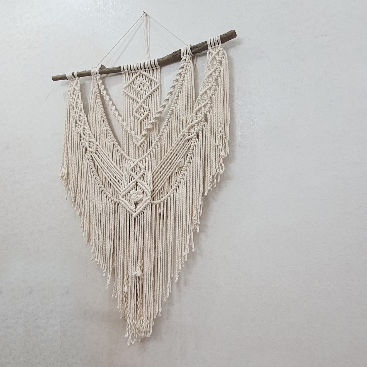 Macrame Trang Trí Tường Kích Thớc 70x100cm