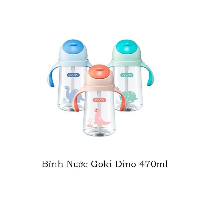 Bình Nước Goki Dino Nhật Bản Dành Riêng Cho Bé 470ml