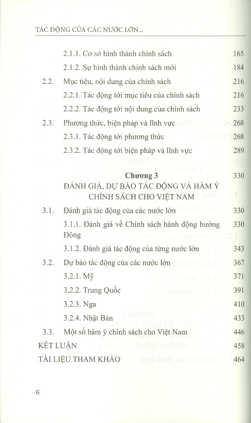 Tác Động Của Các Nước Lớn Đến Chính Sách Hành Động Hướng Đông Của Ấn Độ (Sách Chuyên Khảo)