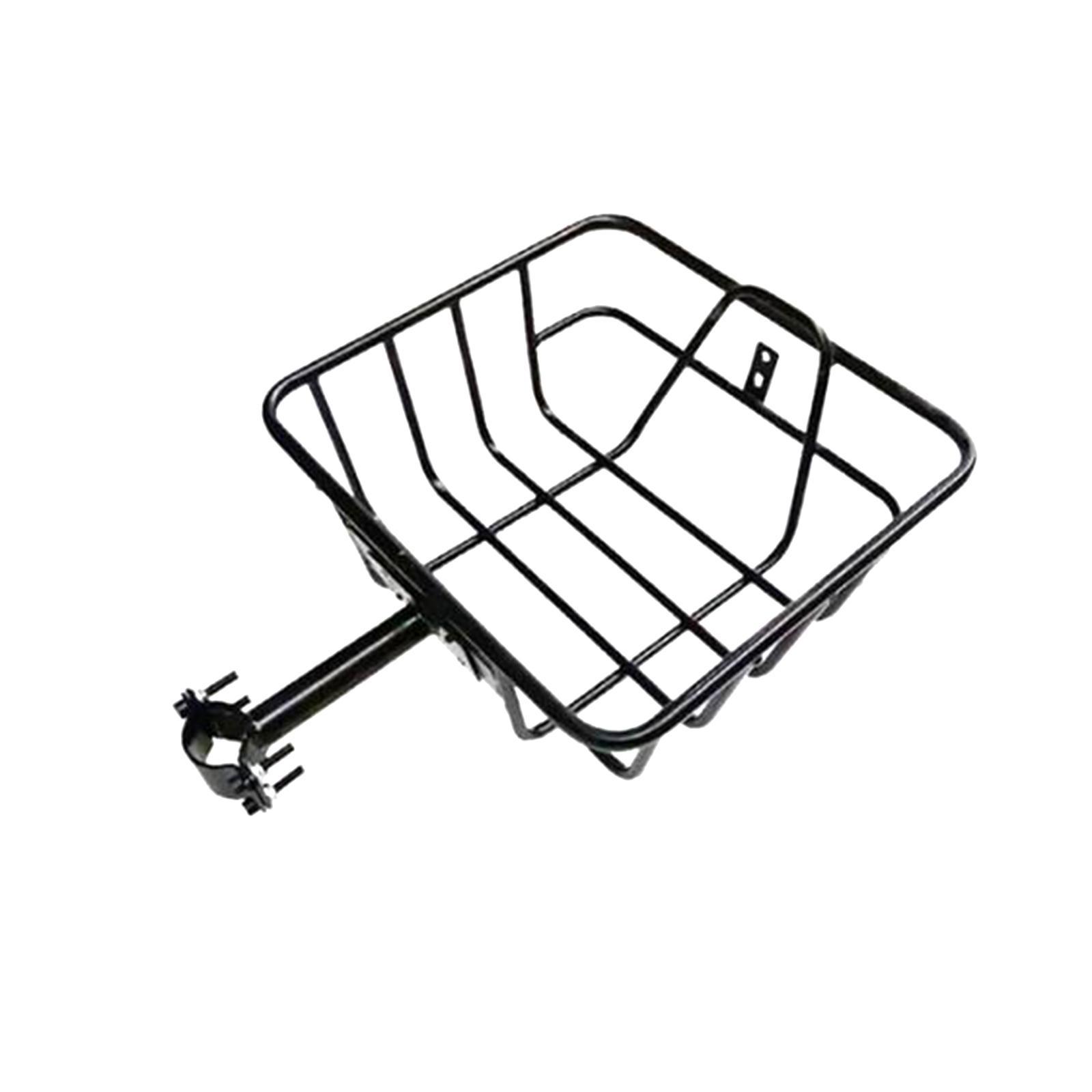 Rear Bike Basket Cargo Rack Portable Storage Large Capacity Rack Basket Basket for Outdoor Folding Bikes Camping