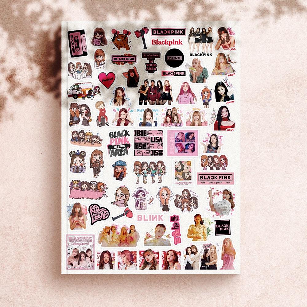 Set 65 Sticker Blackpink chống nước