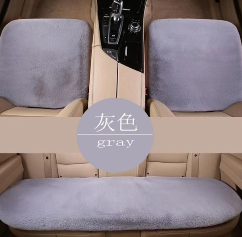 Đảm Bảo Chất Lượng Xe Mùa Đông Đa Năng Đệm Giả Lông Thỏ Bộ 3 Sang Trọng Ấm Vuông Nhỏ Đệm Đệm Đơn chống Trơn Trượt Không Có Tựa Lưng