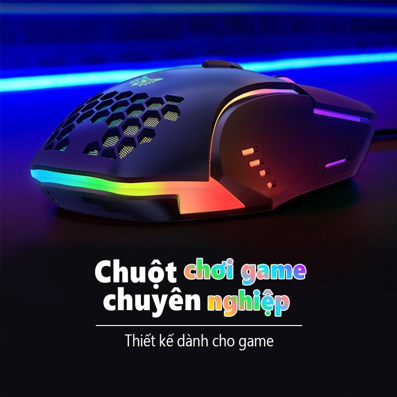 ONIKUMA CW902 Chuột Chơi Game Có Dây Chuột Quang RGB Với Ánh Sáng Đầy Màu Sắc cho máy tính xách tay/PC [Hàng chính hãng]