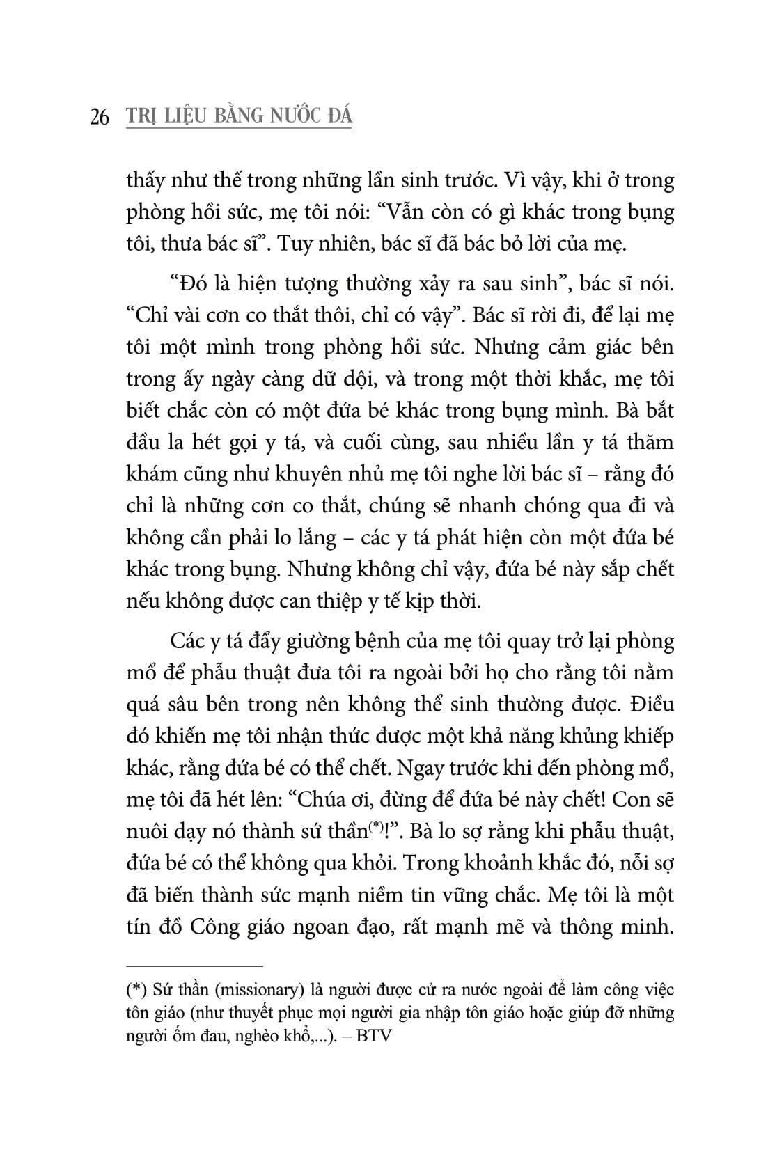 Trị Liệu Bằng Nước Đá