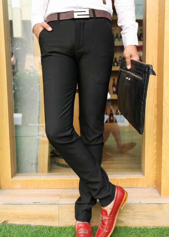 Quần Tây Nam Titishop QTN74 - Đen (Size