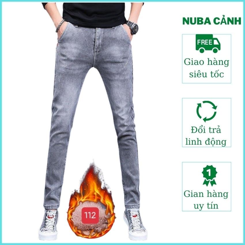 Quần jean nam cao cấp đẹp giá rẻ quần bò nuba 112