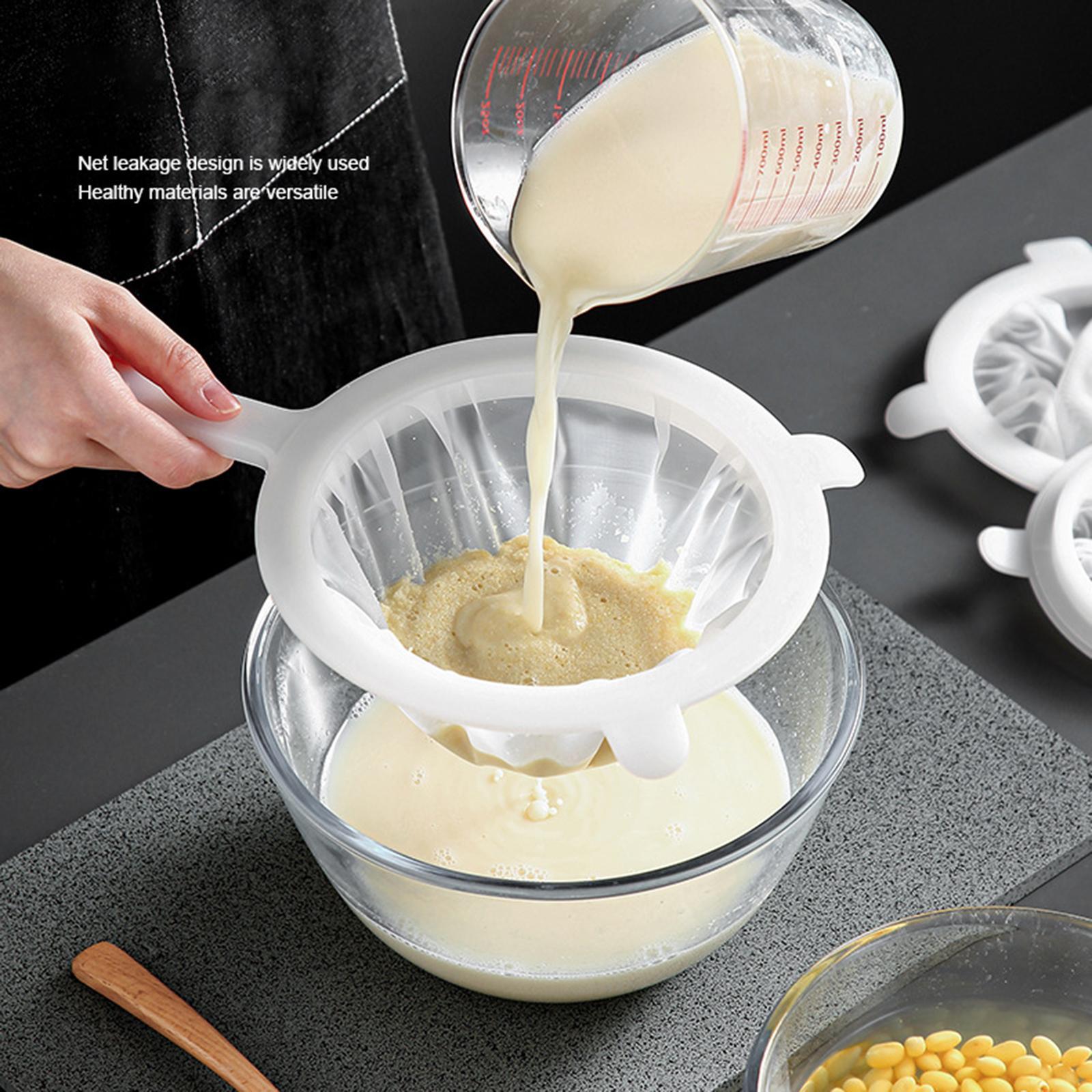 Reusable Food Strainers Mesh Sieve Filter for Tea Yogurt Soy Milk