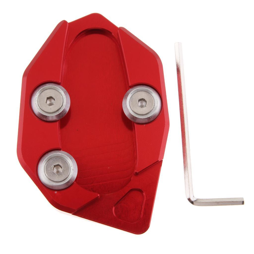 Kickstand Side Stand Extension Pad Plate for T-MAX530 08-14 Red