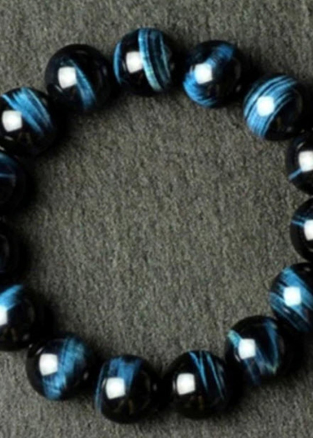 Vòng Tay Opal Mắt Hổ Xanh Tự Nhiên 13MM