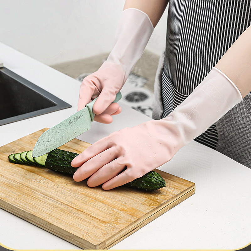 Bao tay rửa chén màu ngẫu nhiên size L