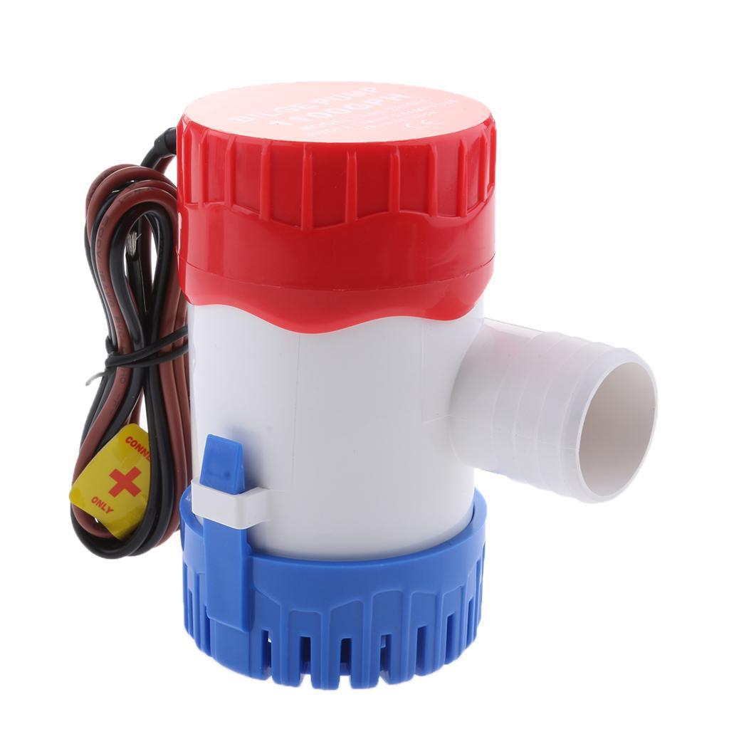 24V 1100GPH Boat Bilge Water Pump  Submersible Pump