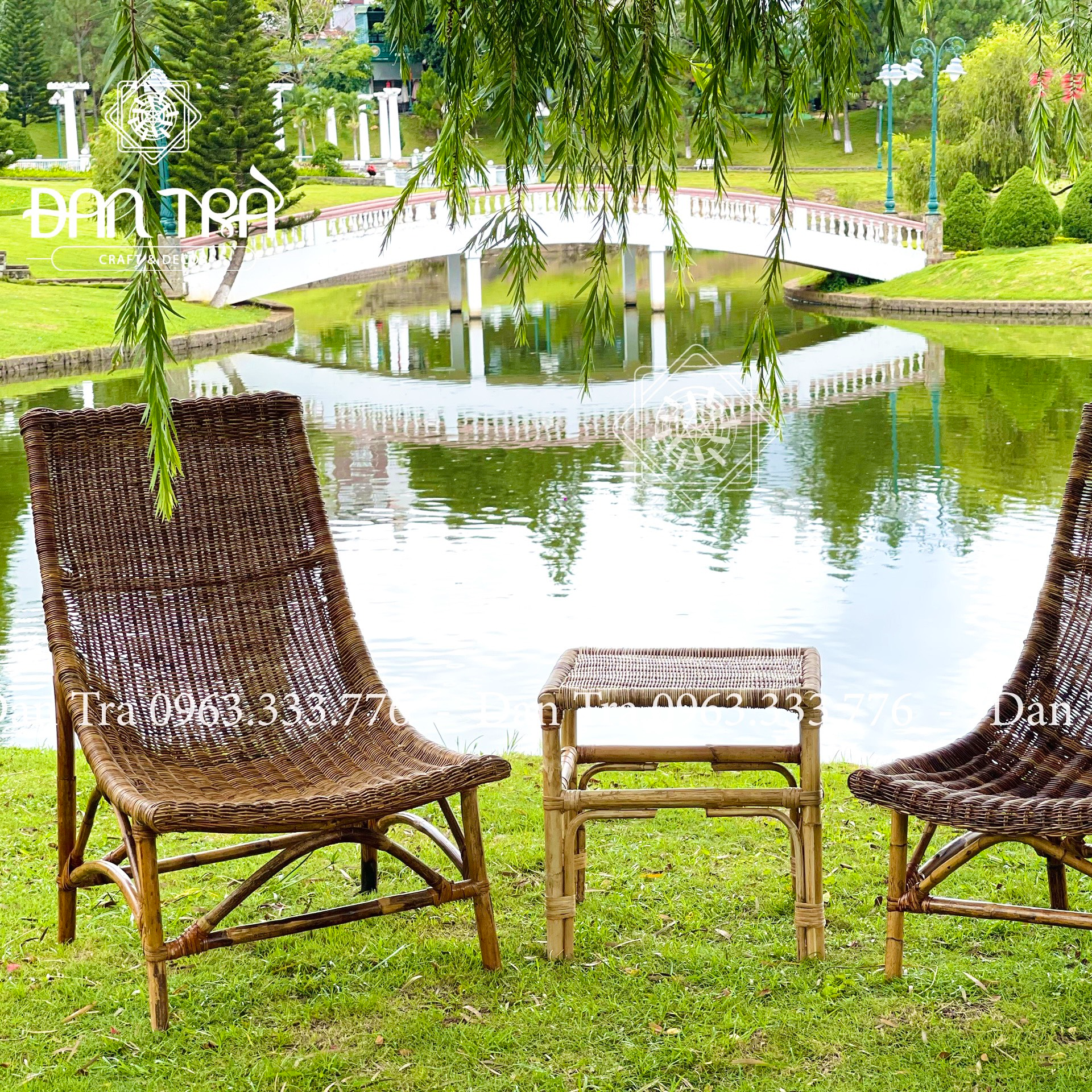 Ghế Võng Mây Resort Cao Cấp, Ghế Mây Thư Giãn, Ghế Decor Phòng - Nội Thất Mây Tre ĐAN TRÀ