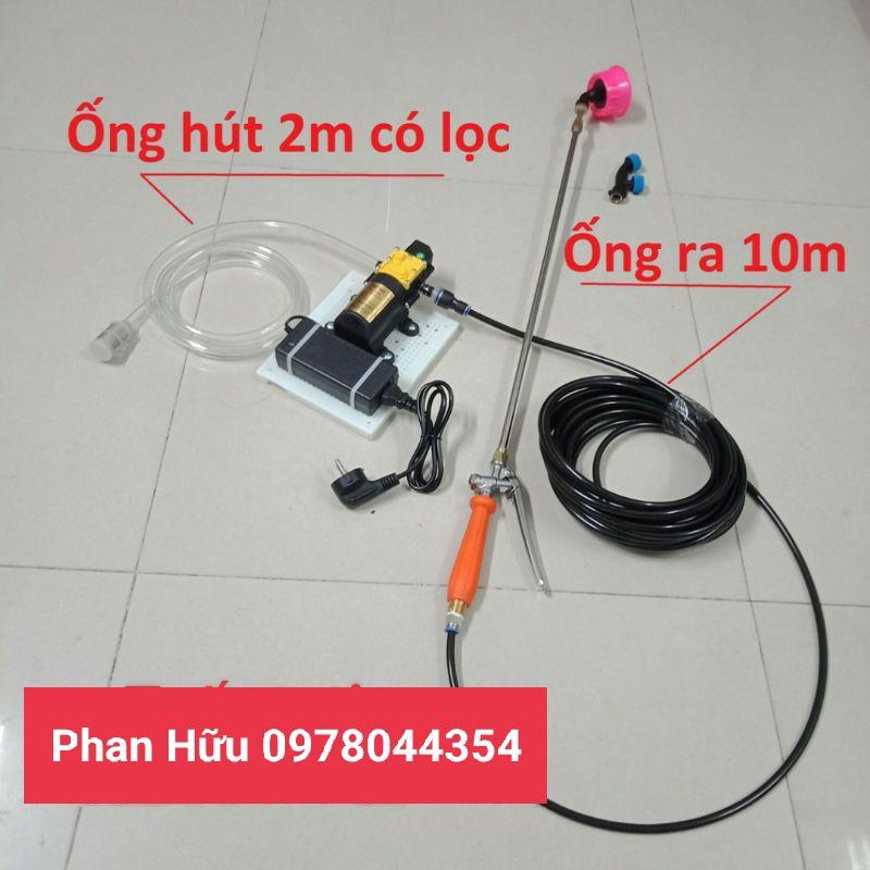 ( đấu sẵn sàng) Bộ phun thuoc, tưới cây, tưới lan, tưới phân bón, máy, việt nhật, korea , usa , sinleader 7,3 lít/phút