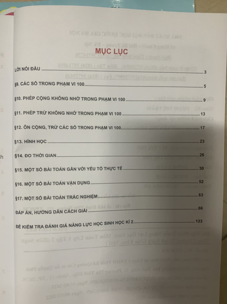 Bài tập phát triển năng lực học sinh môn Toán lớp 1 tập 2