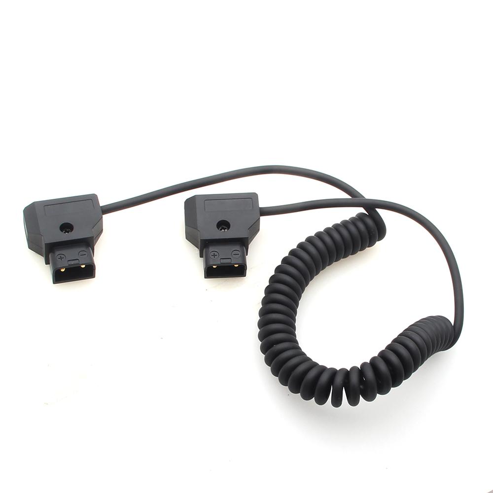 Coiled D - TAP to Dtap M / M Cable for DSLR