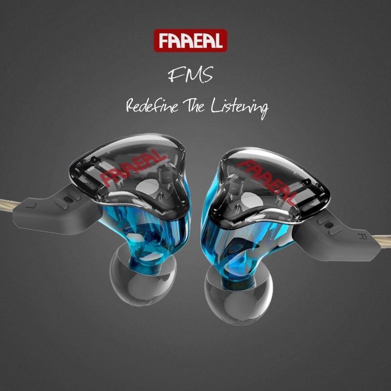 FAAEAL Wired Headset HiFi In Ear Earphone