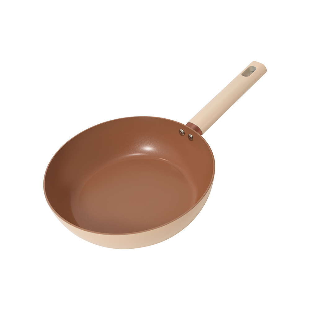 Chảo Chống Dính Ceramic Elmich Mocha EL5982MC Size 20,24,26,28cm, Hàng Chính Hãng - JoyMall