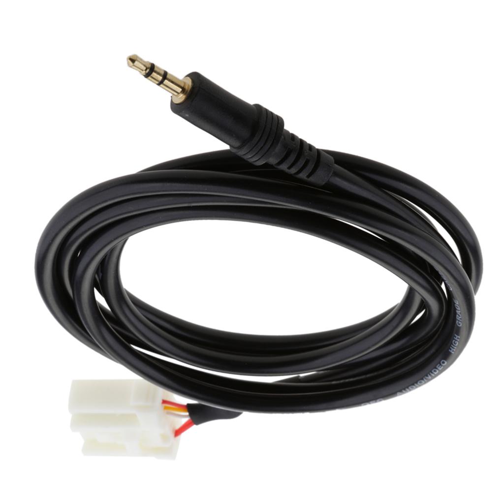 Car 3.5mm AUX Audio CD Interface Adapter Cable Fits For Mazda 2 3 5 6 06-13