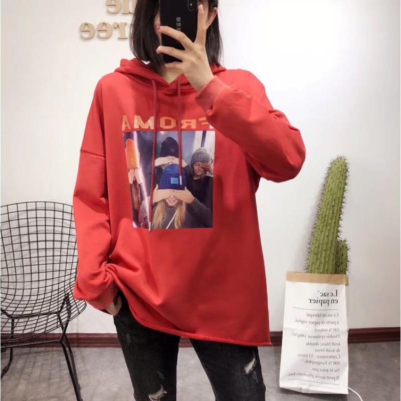Áo hoodie da cá QC