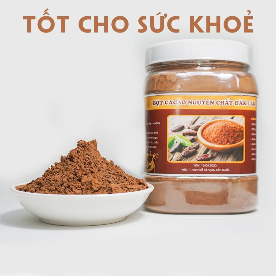 Bột Ca Cao Đắk Lắk Nguyên Chất 300g, 500g thơm ngon, đậm đà
