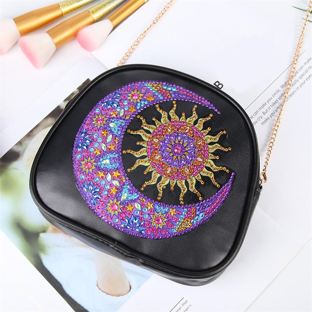 Creative Special Shaped Diamond Painting Tassel Crossbody Bags