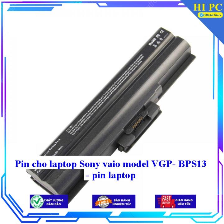 Pin dành cho laptop Sony vaio model VGP BPS13 - Hàng Nhập Khẩu