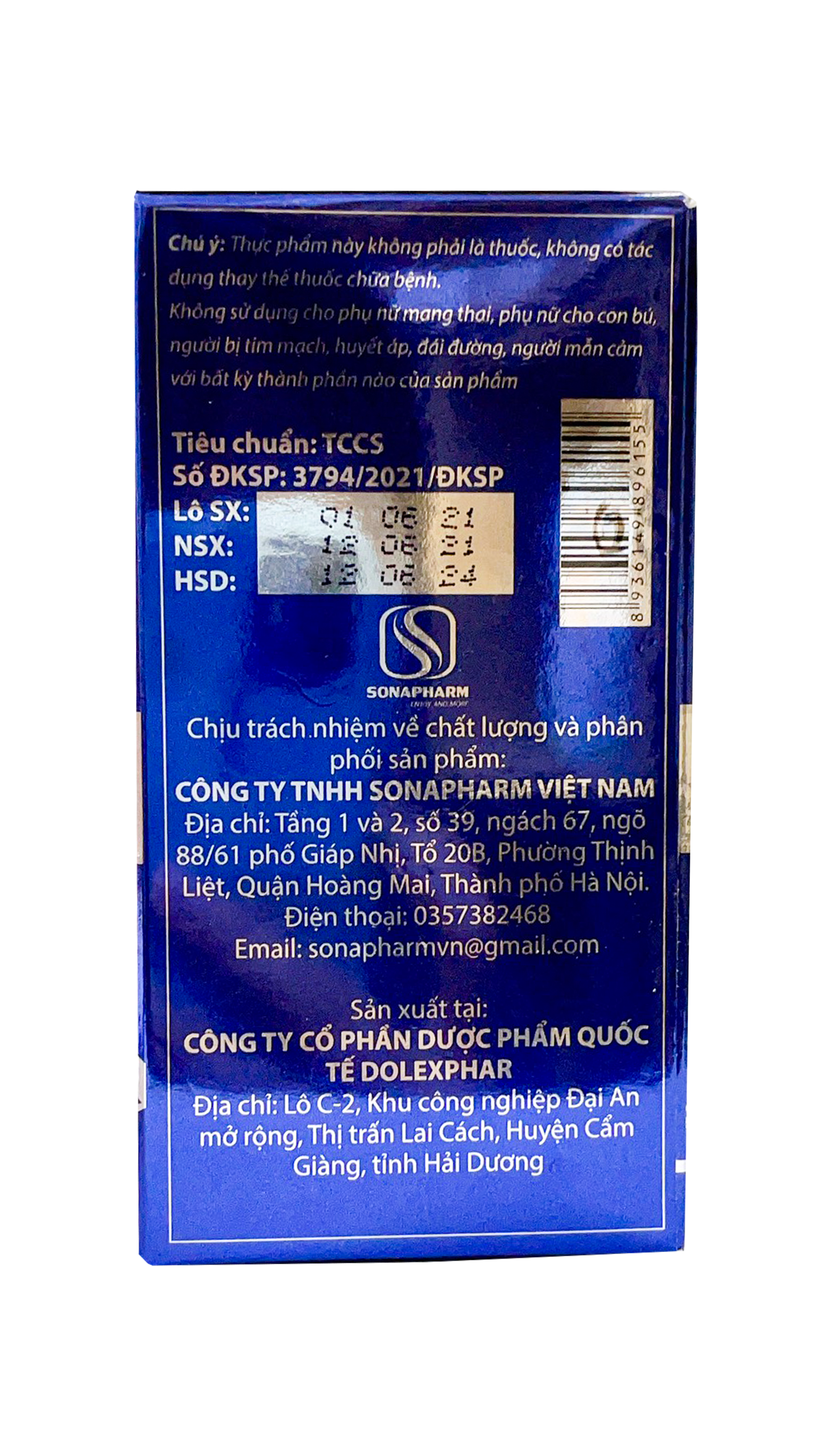 Viên Uống Giúp Tăng Chuyển Hóa Chất Béo Duy Trì Cân Nặng Sona Detox - Lọ 60 viên