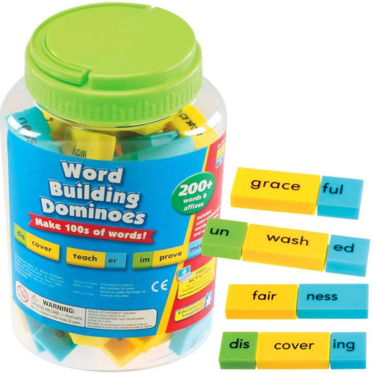 Educational Insights Bộ học ghép từ vựng - Word Building Dominoes (200+ chi tiết)