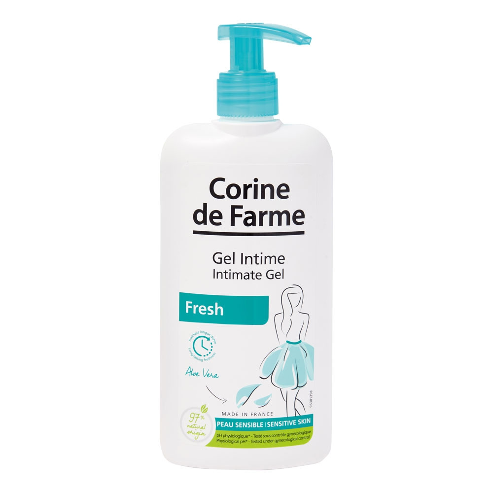 Gel vệ sinh phụ nữ giúp làm sạch, dưỡng ẩm CORINE DE FARME Intimate Gel 250ml