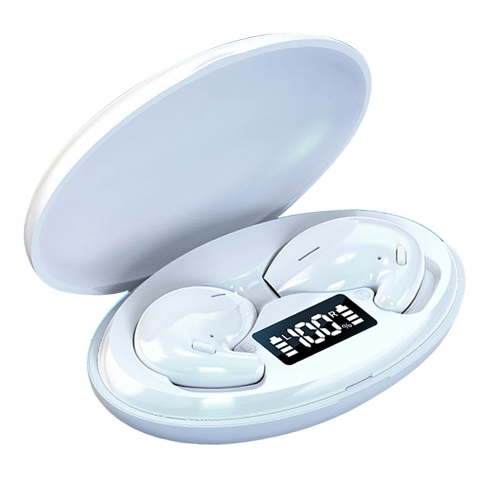 Portable earphones with 500mAh Charging Case for Sleeping Travel