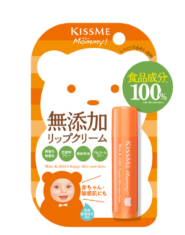 Kem Dưỡng Môi Cấp Ẩm Dành Cho Bé Từ 06 Tháng Tuổi Và Làn Da Nhạy Cảm Kissme Mommy Lip Cream N 2.5 G