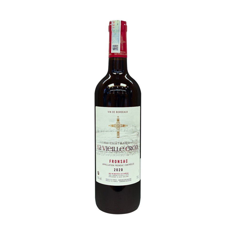 Rượu Vang Đỏ Pháp Château La Vieille Croix AOP Fronsac 750ml 14.5% Pháp - Chính Hãng