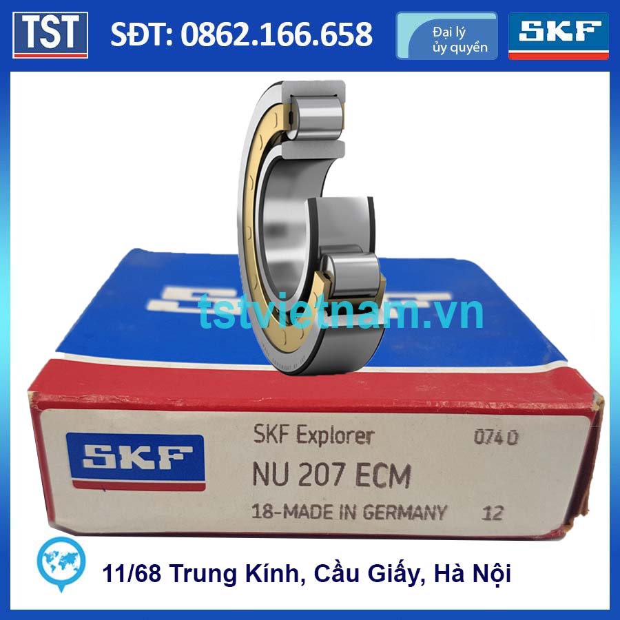 Vòng bi SKF NU 207 ECM (Chính hãng 100%)