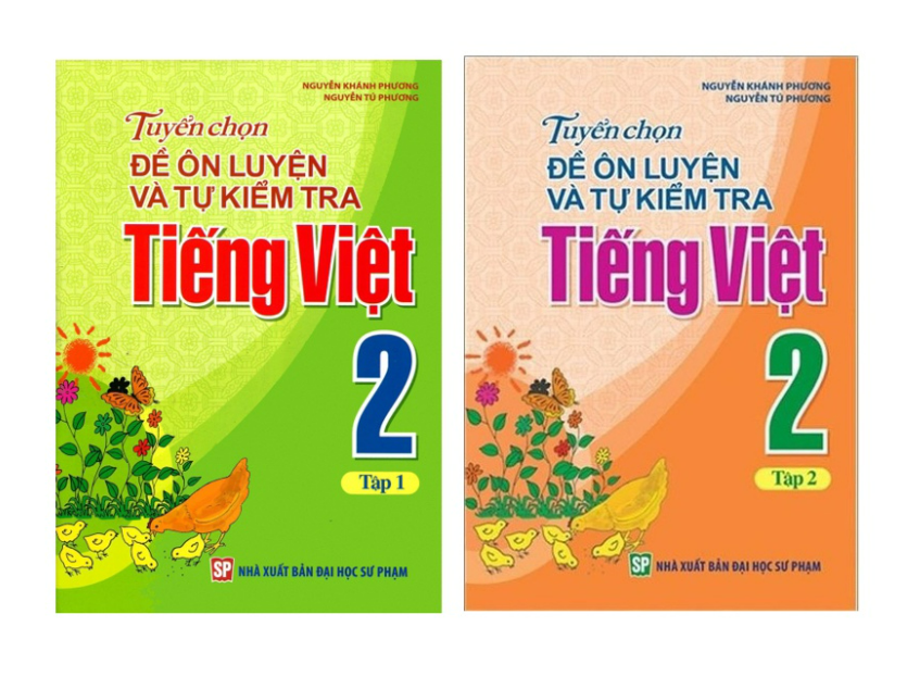 Sách - Combo Tuyển Chọn Đề Ôn Luyện Và Tự Kiểm Tra Tiếng Việt Lớp 2