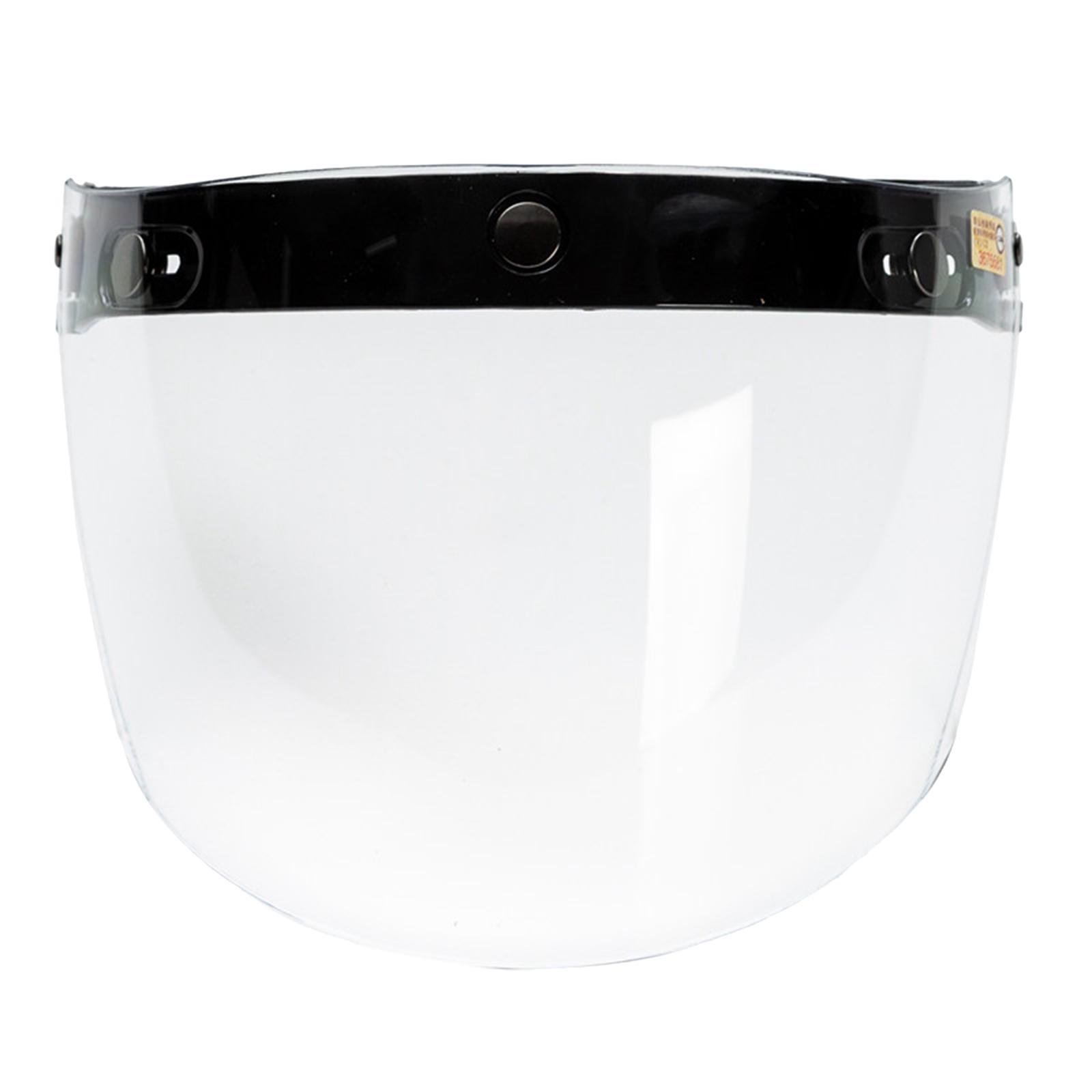 2Pcs Retro Open Face Visor Wind Lens Anti-fog Anti-scratch