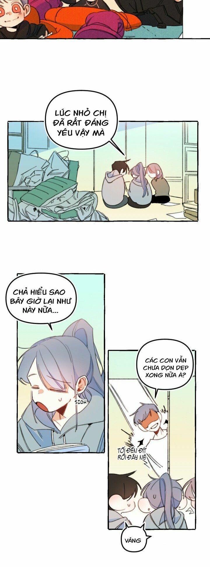 lời yêu thì cần app để dịch không? chapter 3 18