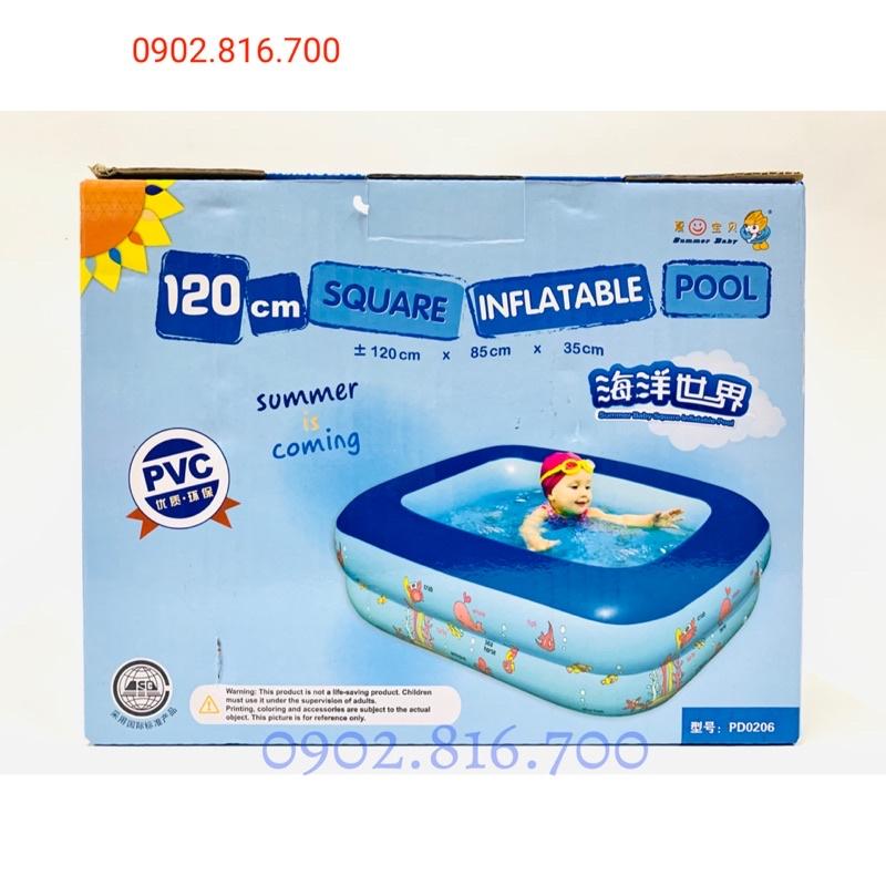 Bể bơi - Phao bơi cho bé in hình 1m2 - 1m5 - 1m8