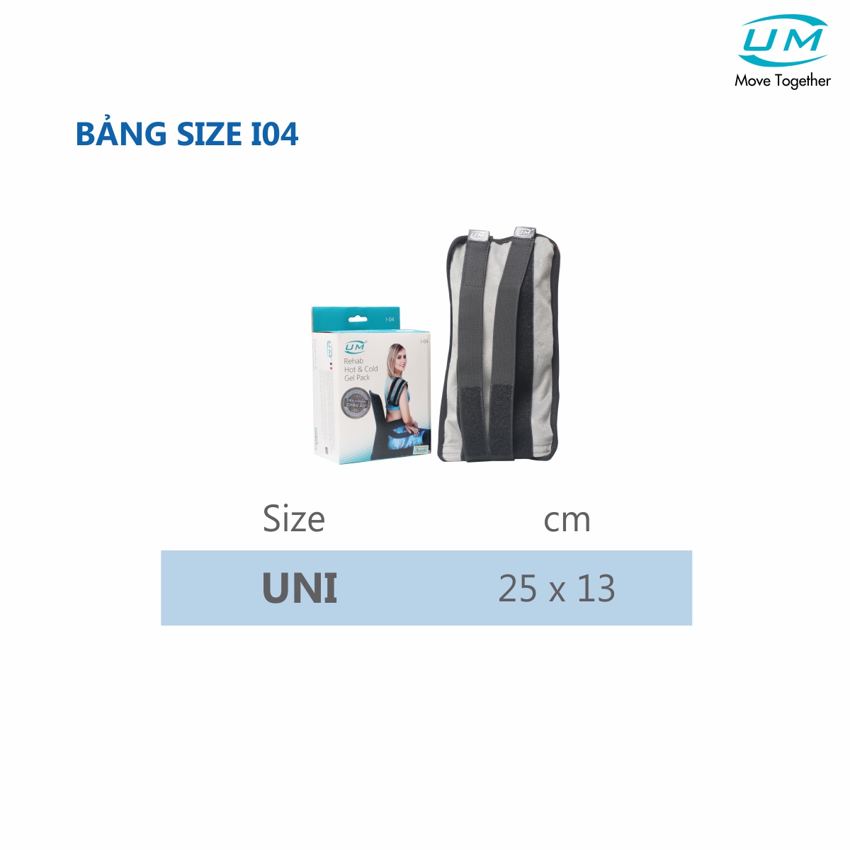 Túi chườm đai đeo nóng/lạnh United Medicare (I04)