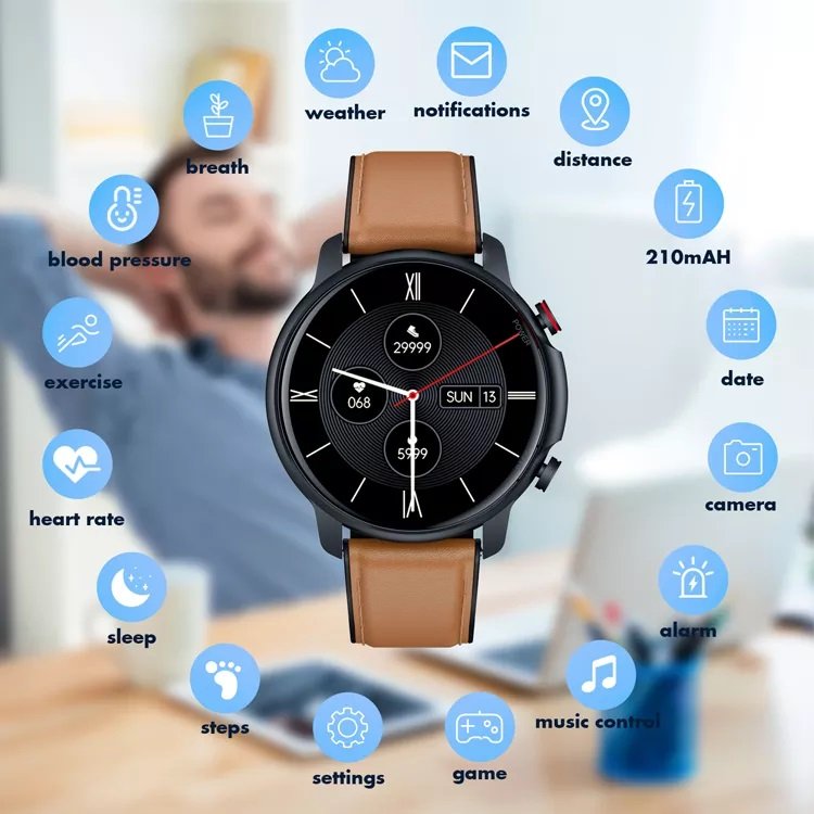 Đồng Hồ Thông Minh SmartWatch Tagobee KT60 Thời Trang Không Thấm Nước.Nhiều Chế Độ Thể Thao/Đo Huyết Áp,Nhịp Tim,Calo,Oxy.Nghe Gọi Hai Chiều.Dành Cho Nam và Nữ. Hàng Chính Hãng