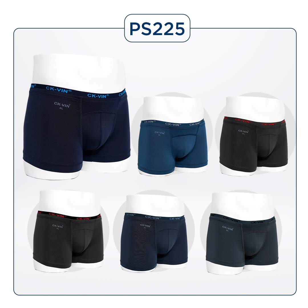 Combo 5 quần lót boxer nam, thun cotton lạnh cao cấp, lưng bản nhỏ thoải mái - FORMEN SHOP - FMPS226