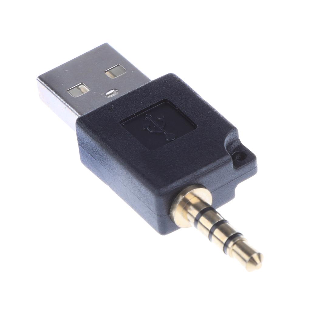 Portable USB 2.0 to 3.5mm Adapter for Apple iPod Shuffle 1st 2nd Generation