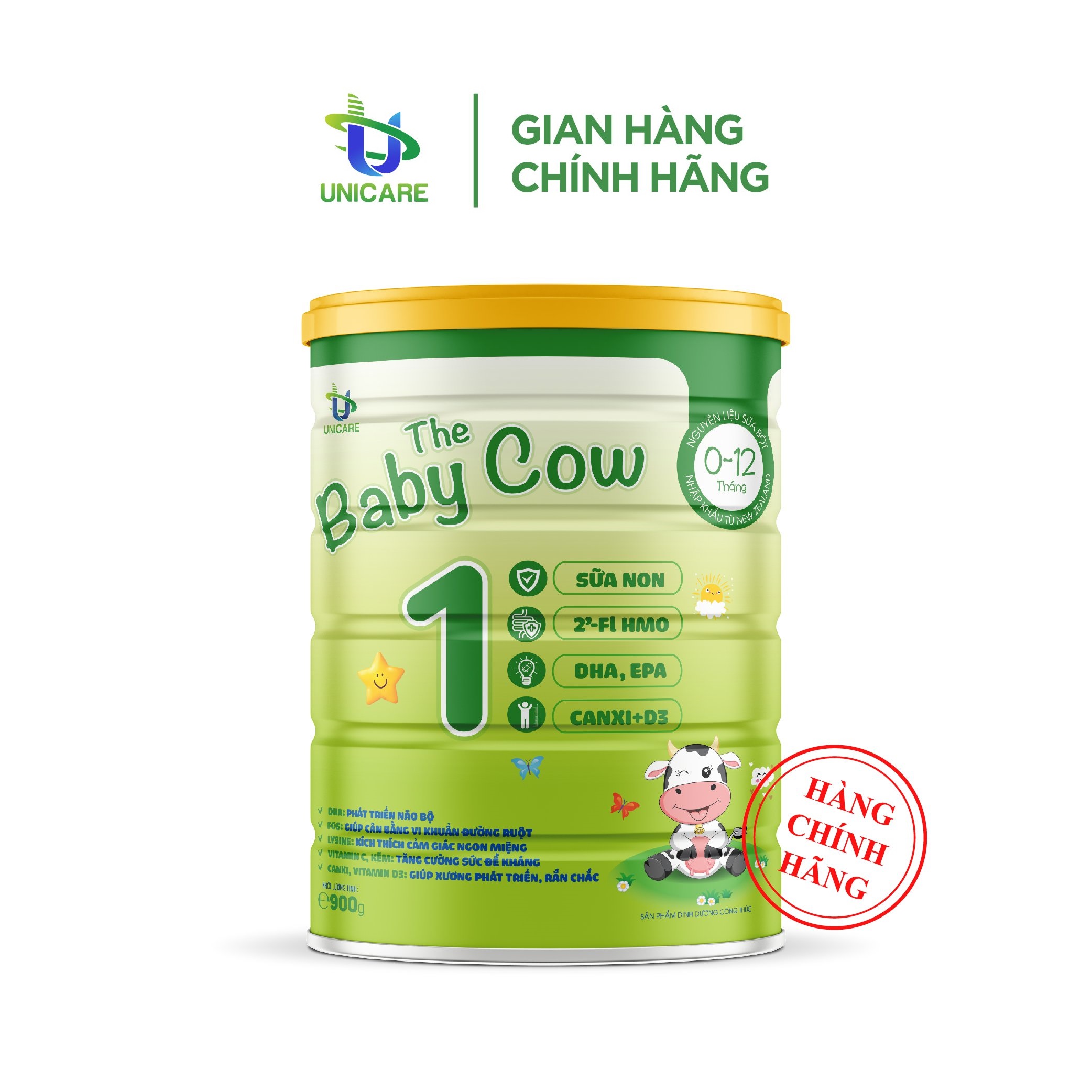 Sữa Non The Baby Cow (900gr)