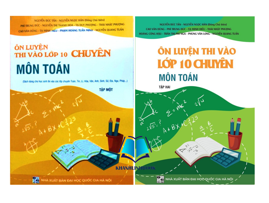 Sách - Combo Ôn luyện thi vào lớp 10 chuyên Môn Toán ( tập 1 + 2 )