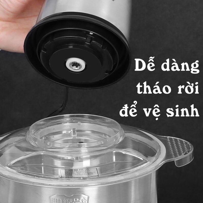 Máy xay đa năng( cối inox 4 lưỡi), máy xay thịt siêu nhanh siêu mạnh