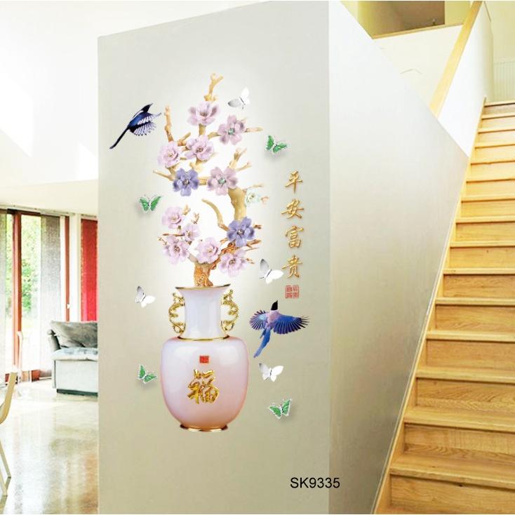 Decal dán tường, tranh dán tường trang trí phòng khách, phòng ngủ, sang trọng- BOBABO STORE