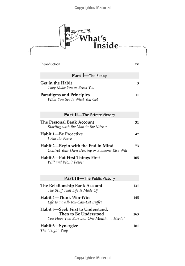 The 7 Habits Of Highly Effective Teens